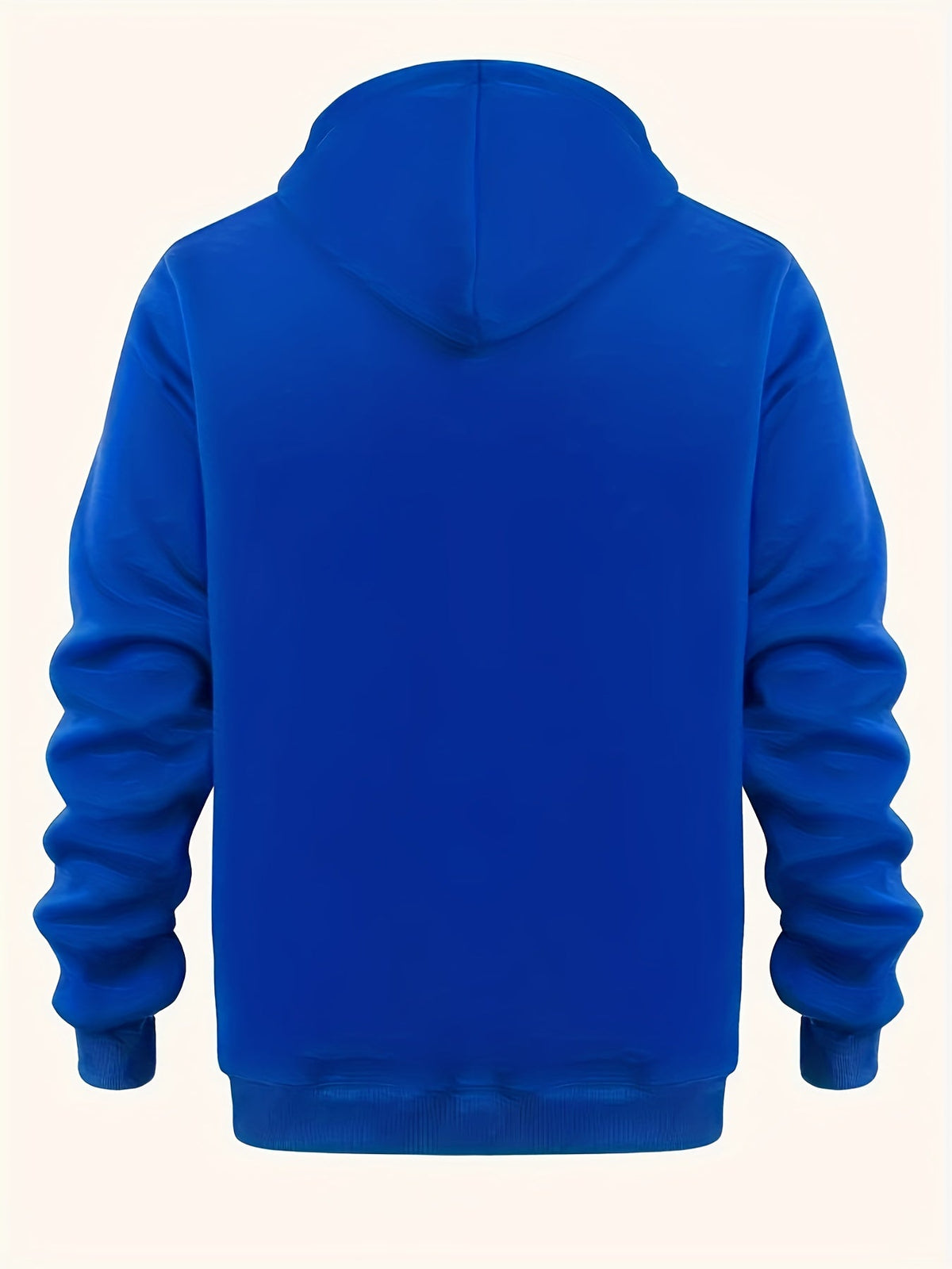 Men's Hooded Jacket with Zip-Up Front & Multi-Pocket Design