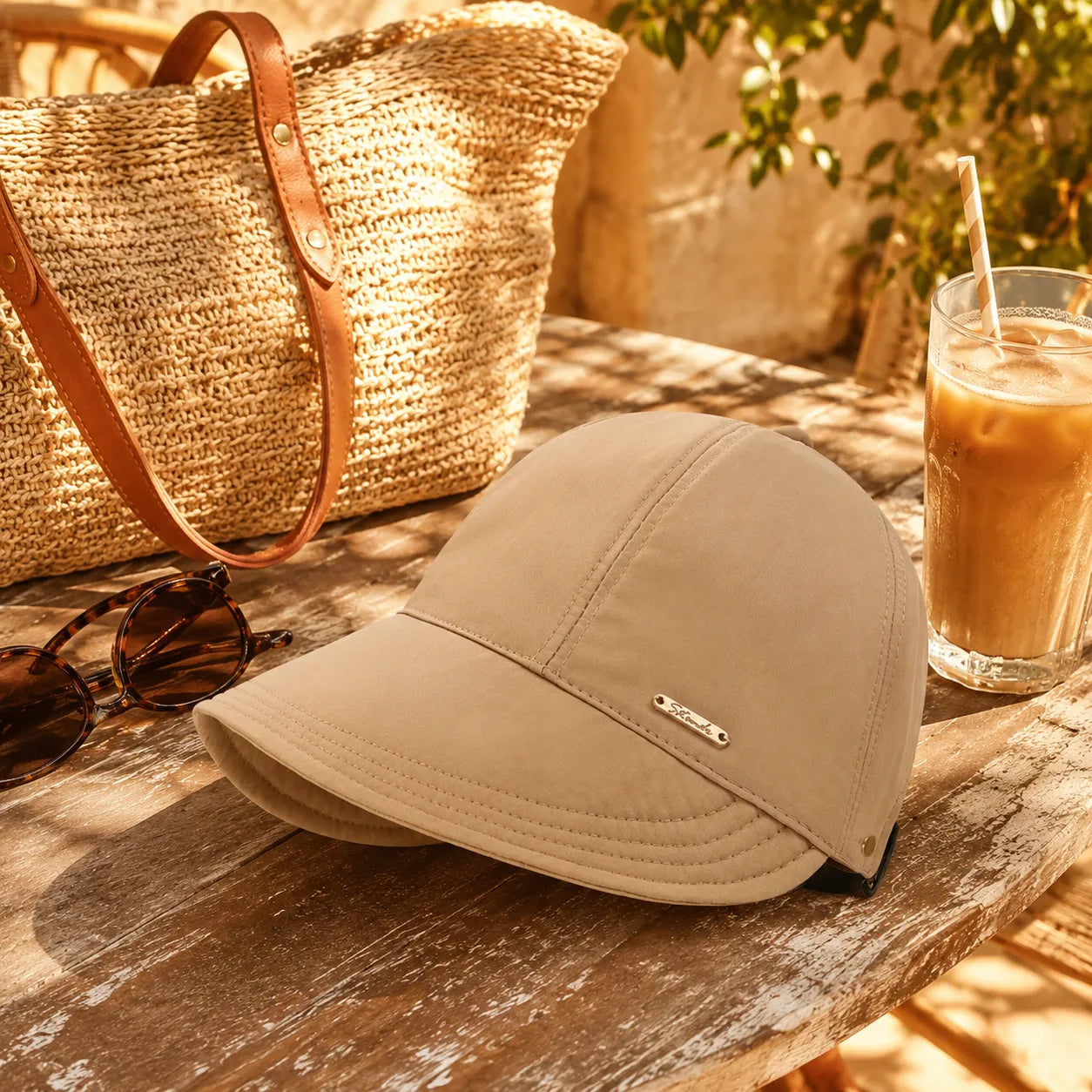 Women's Foldable Wide Brim Sun Hat — Emerald Everyday Packable UPF 50+
