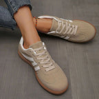 Women's Orthopedic Sneakers with Wide Toe Box & Lace-Up Design