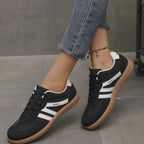 Women's Orthopedic Sneakers with Wide Toe Box & Lace-Up Design