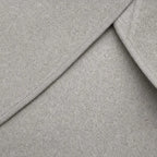 Women's Cape Jacket with Asymmetric Button Collar & Relaxed Drape - Hem Edge Detail