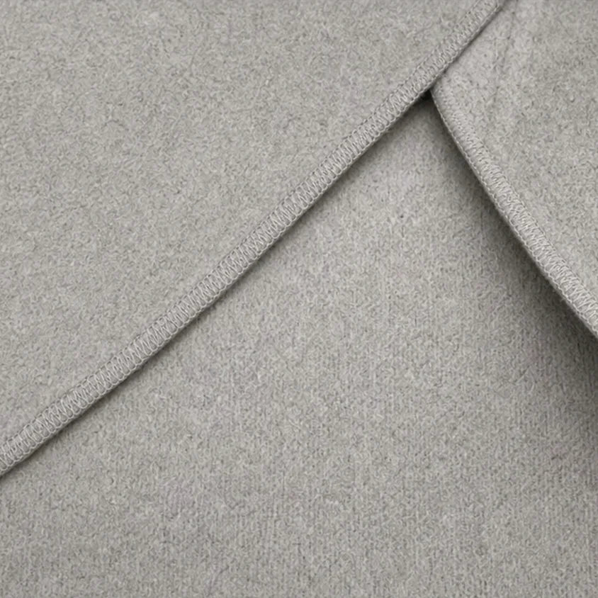 Women's Cape Jacket with Asymmetric Button Collar & Relaxed Drape - Hem Edge Detail