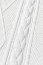 Women's Textured Knit Open Front Blazer with Stand Collar & Relaxed Fit - Cable Knit Texture