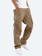 Brown Women's Cargo Pants with Deep Pockets & Relaxed Fit — Indigo