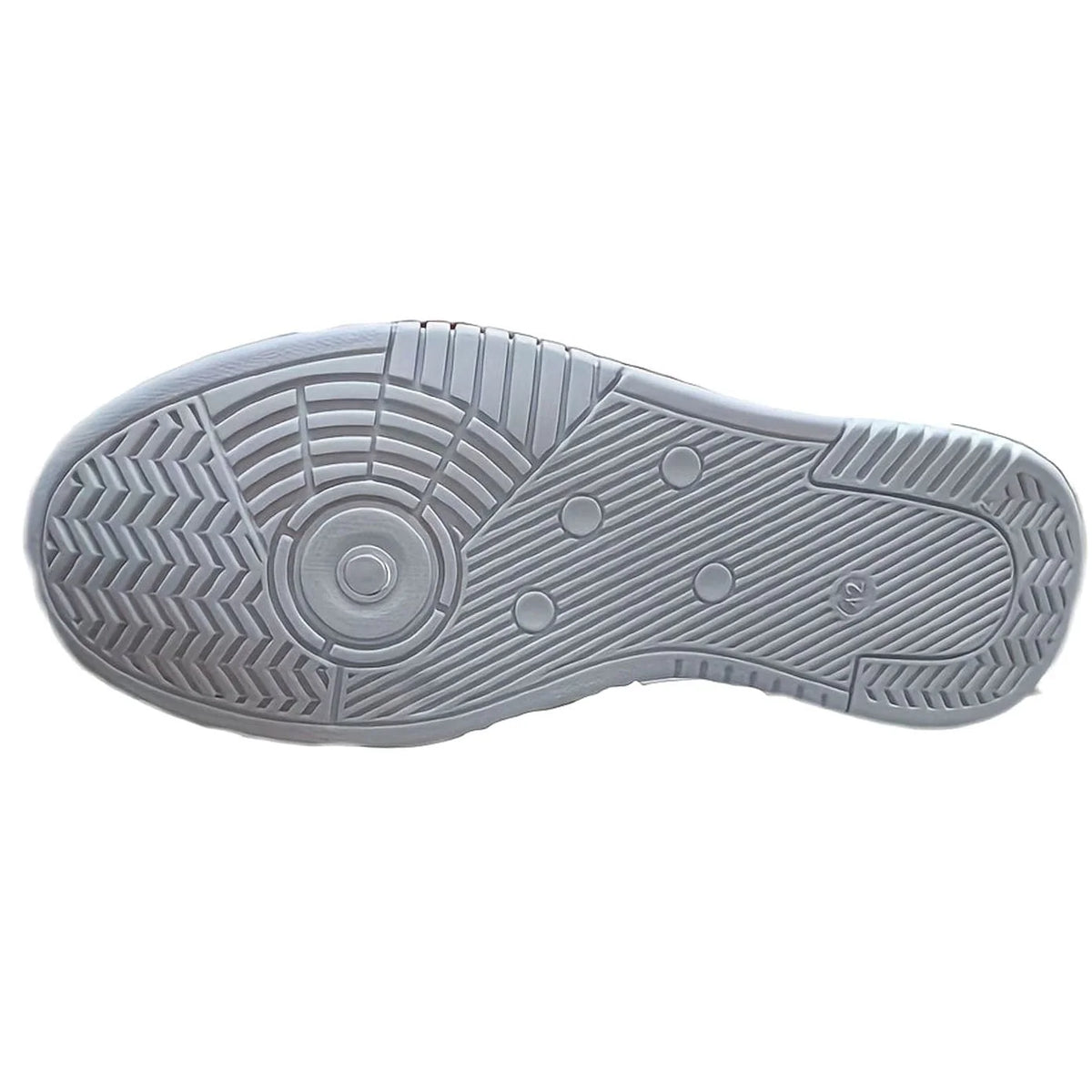 Men's Chunky Sneakers with Thick Sole & Mesh Paneling - Sole View