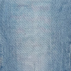 Blue Women's High-Waisted Barrel Leg Jeans — Aida Everyday Cropped Curved-Seam - Fabric Texture