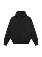 Men's Hooded Tracksuit with Straight-Leg Sweatpants & Drawstring Waist - Flat Lay Hoodie