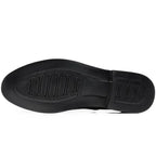 Black Men's Leather Oxford Shoes — Ronan Cushioned Wingtip Brogue - Sole Bottom Detail