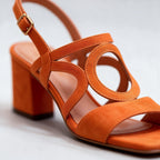Women's Loop Sandals with Adjustable Slingback & Block Heel