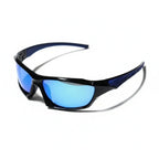 Men's Polarized Sunglasses with UV400 Protection & Sport Wraparound Frame - Studio White