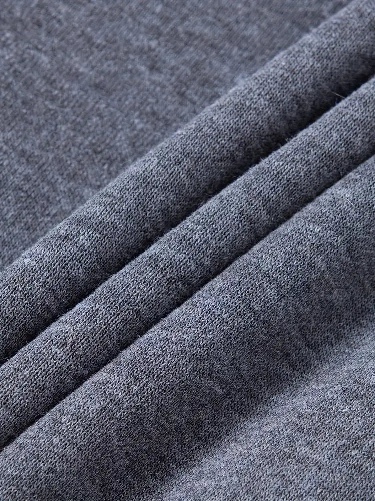 Men's Hooded Jacket with Zip-Up Front & Multi-Pocket Design - Fabric Close Up