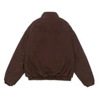 Men's Winter Jacket with Full Zip & Relaxed Comfort Fit - Back Full