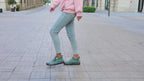 Women's Orthopedic Comfort Shoes with Lace-Up Zipper Ankle Design