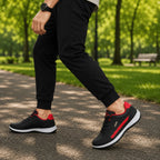 Men's Orthopedic Sneakers with Cushioned Support & Lace-Up Comfort - Worn Lifestyle