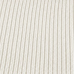 Women's V-Neck Sweater with Button-Front Pleat & Ruffle Cuffs - Knit Texture Closeup