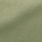 Women's Side-Button Relaxed-Fit Linen Blend Top - Fabric Texture Close Up