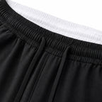 Women's Straight Leg Cargo Pants with Adjustable Drawstring Waist & Flap Pockets - Waistband Detail