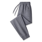 Dark gray, tight cuff Men's Tech Jogger Pants with Zip Pockets & Elastic Cuffs