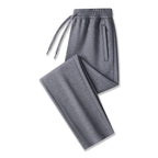 Dark gray with open hem Men's Tech Jogger Pants with Zip Pockets & Elastic Cuffs