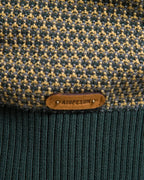 Men's Textured Knit Sweater with Crew Neck & Ribbed Trim - Cuff Tag Detail