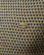 Men's Textured Knit Sweater with Crew Neck & Ribbed Trim - Fabric Close Up