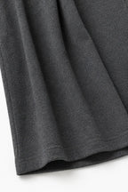 Women's Turtleneck Pants Set with Wide-Leg Fit & Drawstring Waist - Hem Detail