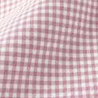 Women's Vintage Plaid Button-Front Shirt with Relaxed Fit - Fabric Close Up