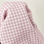 Women's Vintage Plaid Button-Front Shirt with Relaxed Fit - Fabric Drape Detail