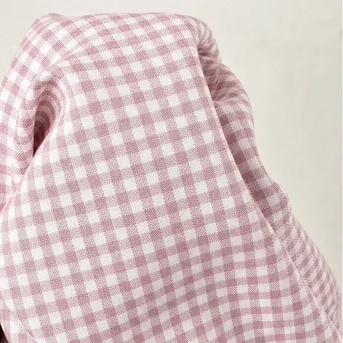 Women's Vintage Plaid Button-Front Shirt with Relaxed Fit - Fabric Drape Detail