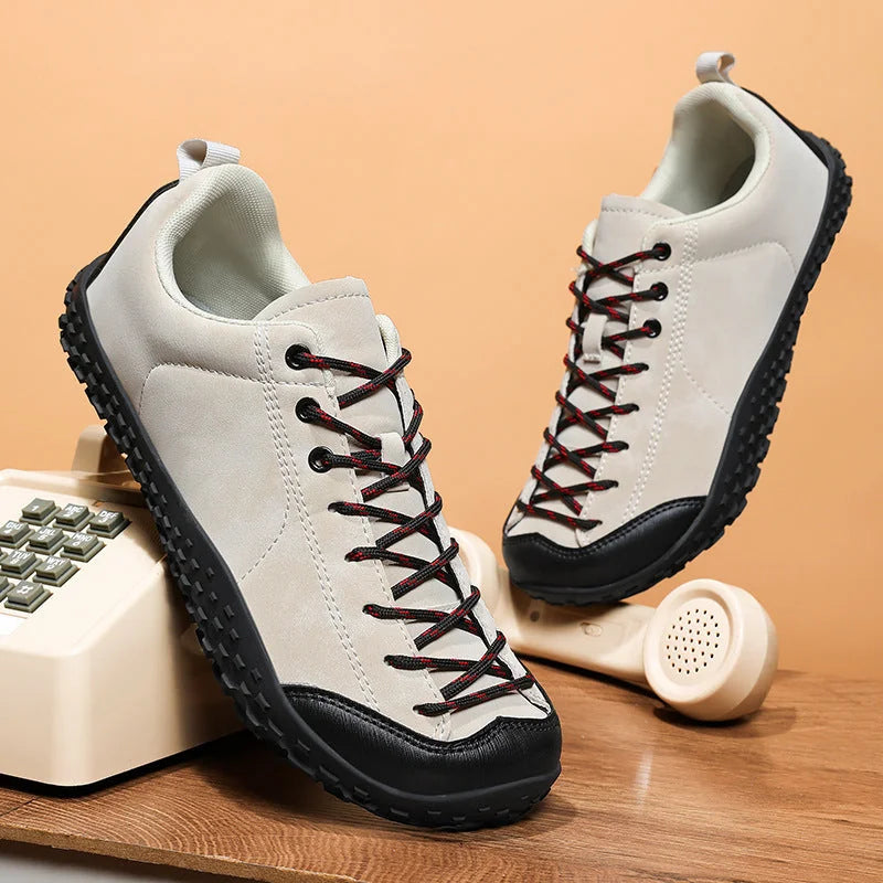 Women's Hiking Sneakers with Anti-Slip Sole & Lace-Up Design - Pair Display Props