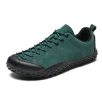 Women's Hiking Sneakers with Anti-Slip Sole & Lace-Up Design - Angled Side View
