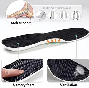 Women's Slip-On Shoes with Cushioned Platform Sole & Breathable Knit Design - Insole Detail